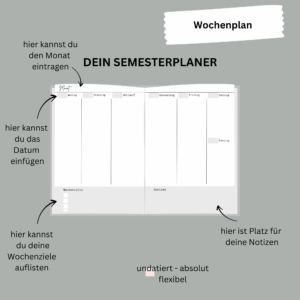 Semesterplaner Greenie
