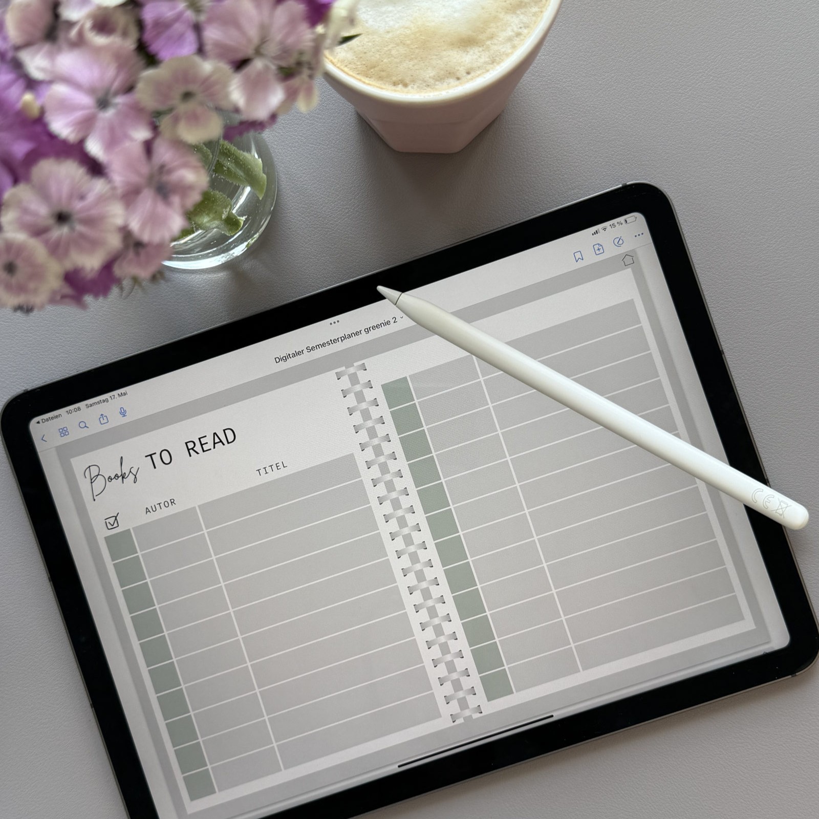 Digitaler Semesterplaner -greenie-