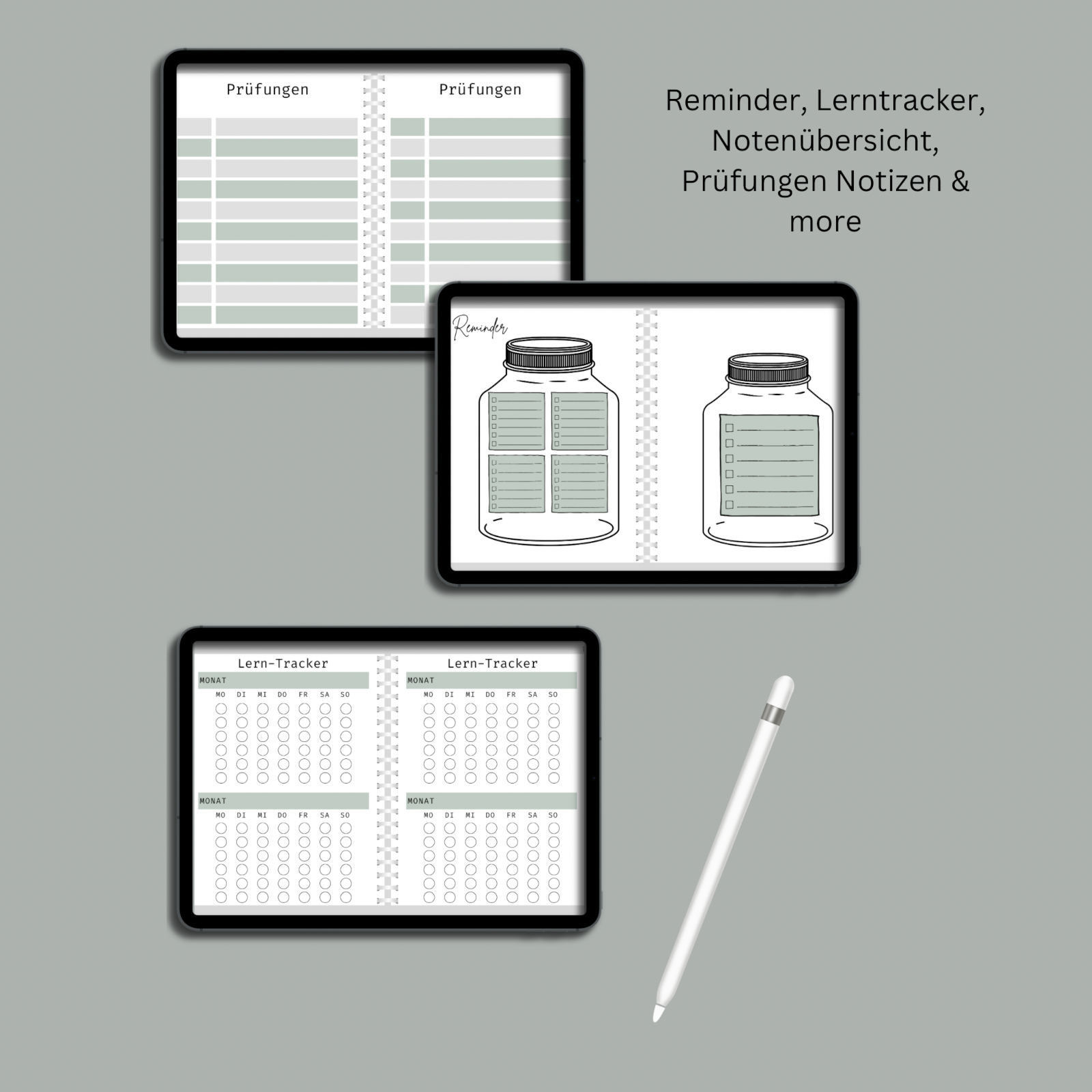 Digitaler Semesterplaner -greenie-