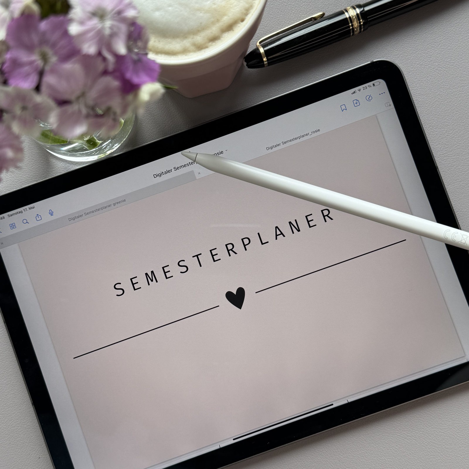Digitaler Semesterplaner -rosie-