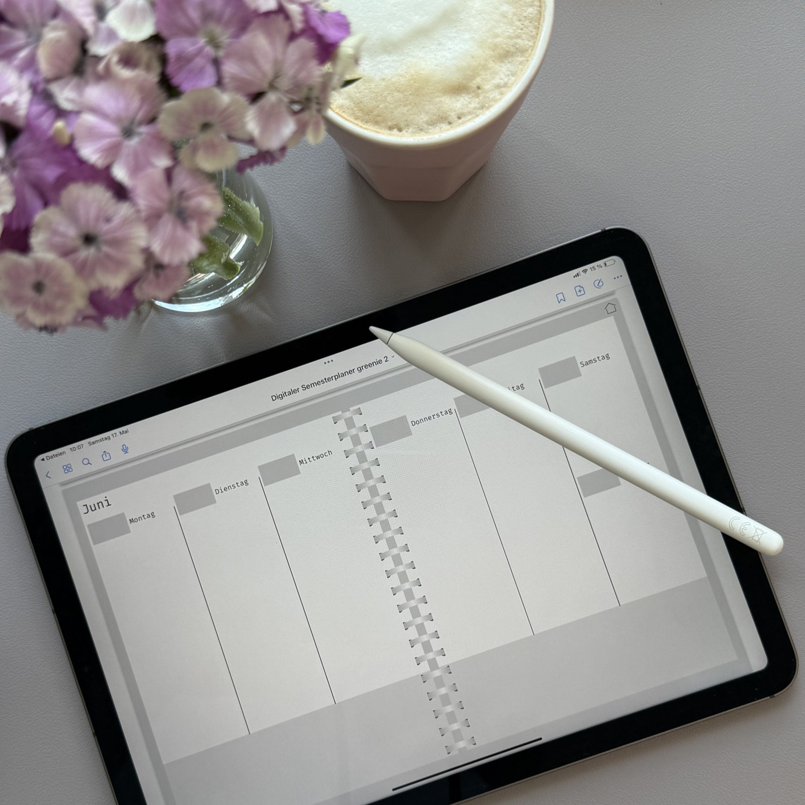 Digitaler Semesterplaner -greyie-