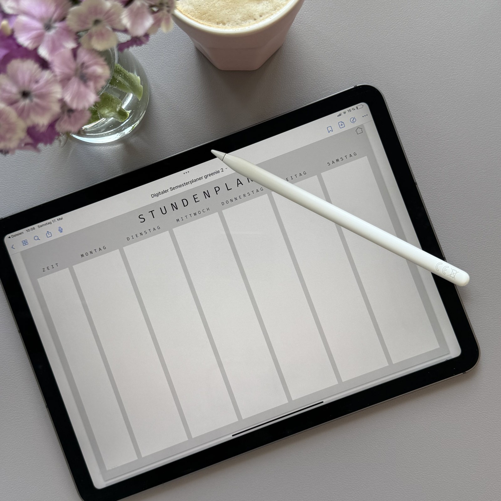 Digitaler Semesterplaner -greyie-