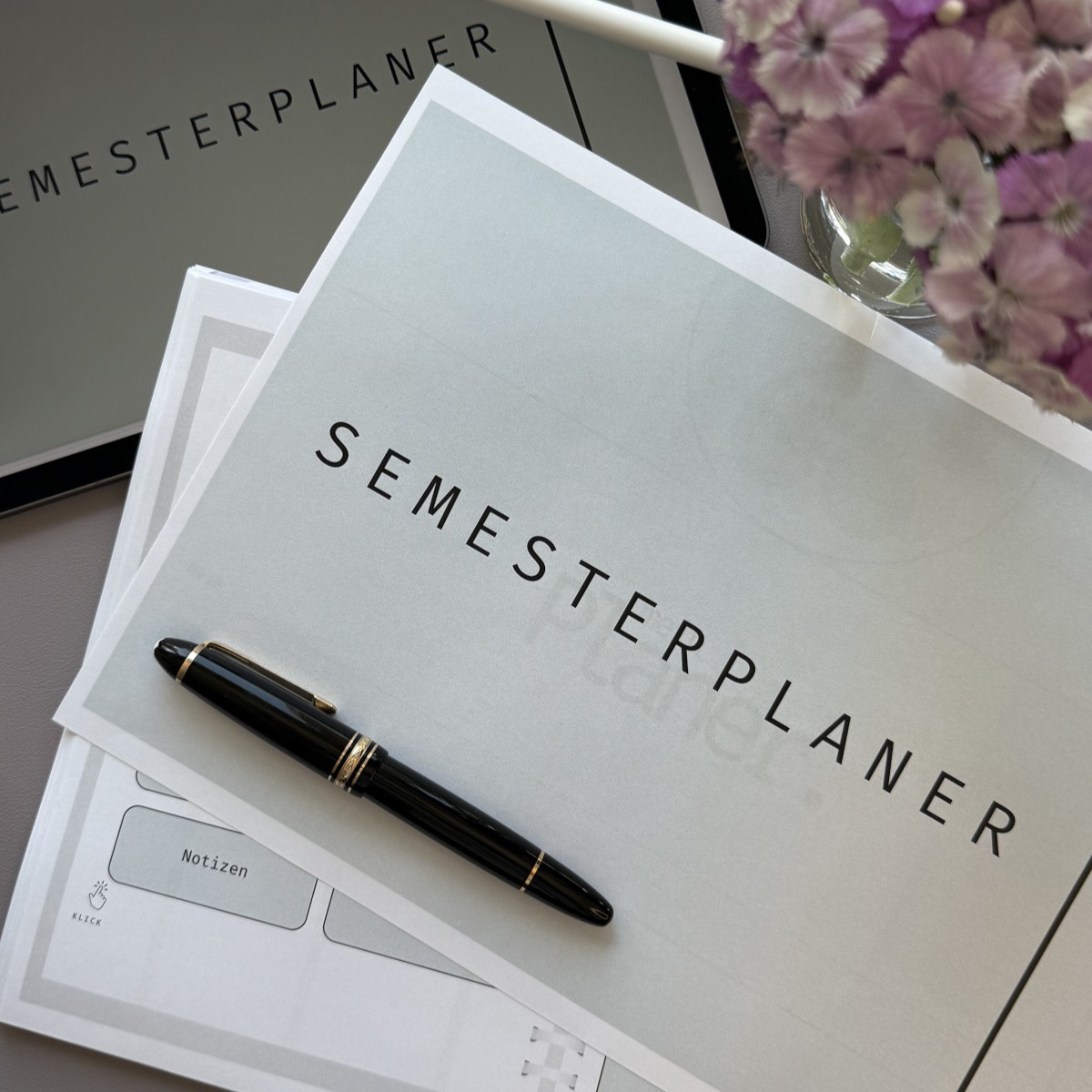 Digitaler Semesterplaner -greenie-