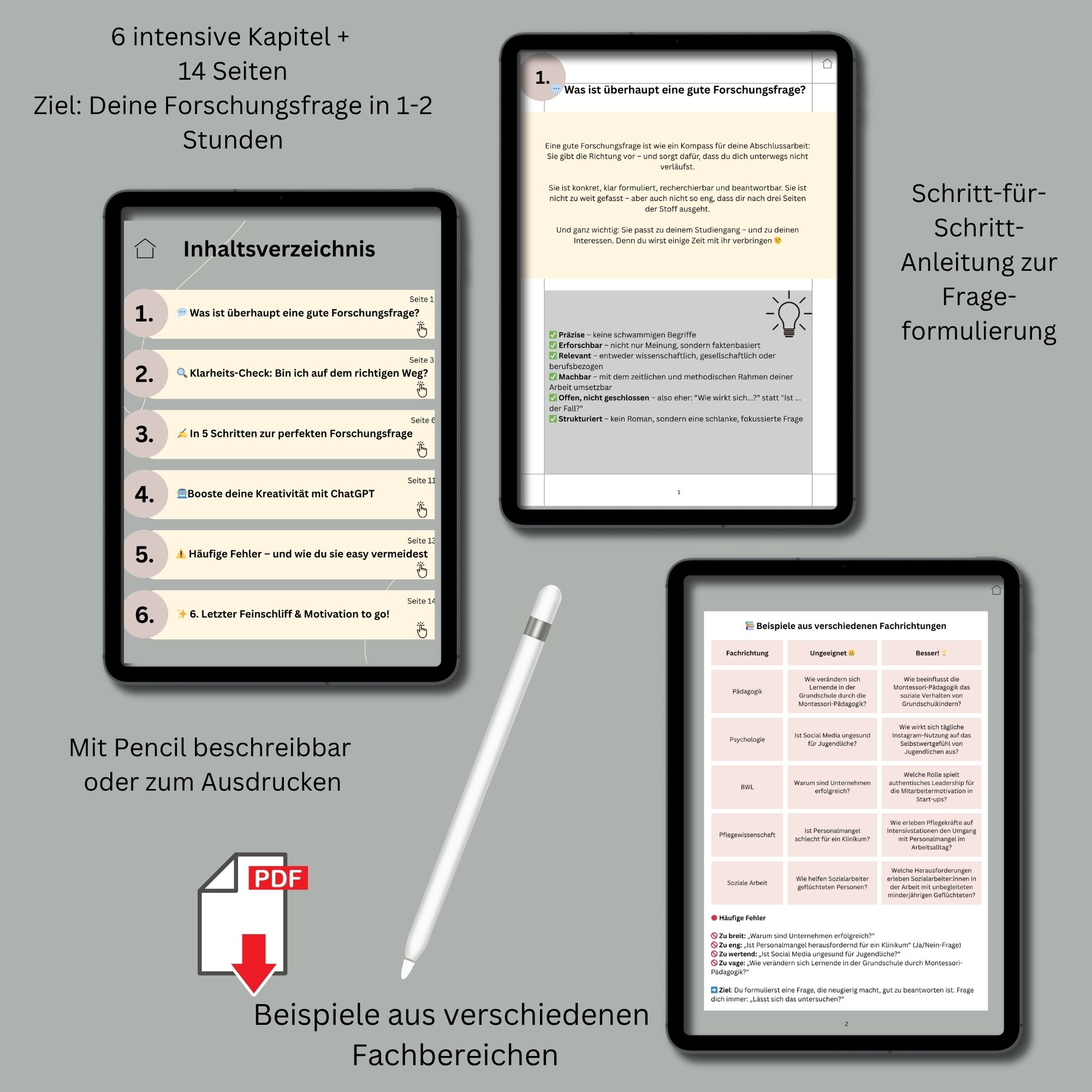 Forschungsfrage in Rekordzeit