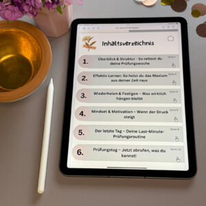 Last Minute Prüfungsplan