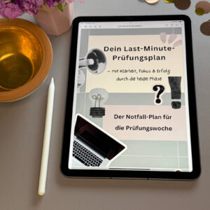 Last Minute Prüfungsplan
